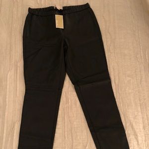 Michael Kors pleather leggings